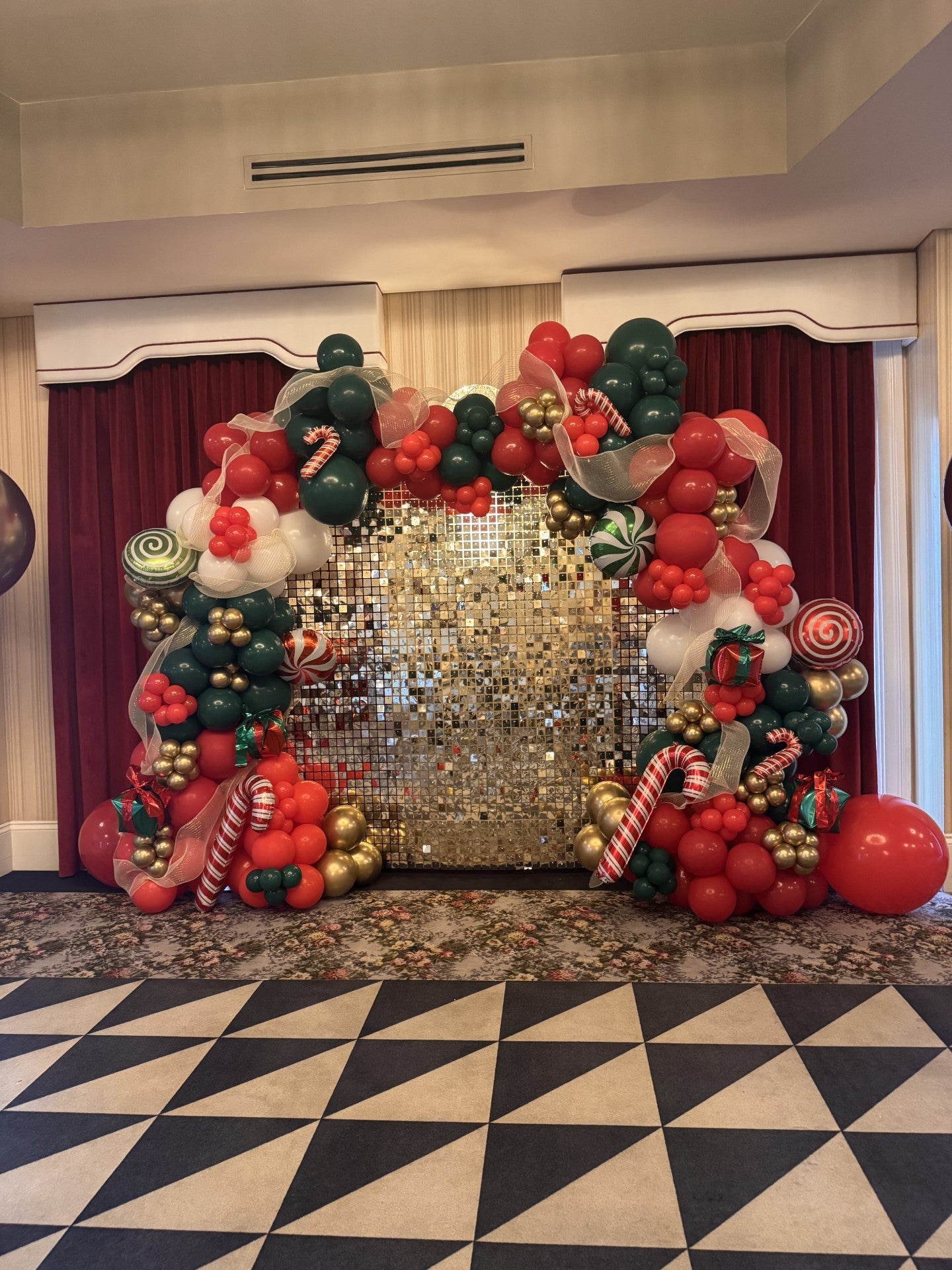 Christmas Party Shimmer Wall