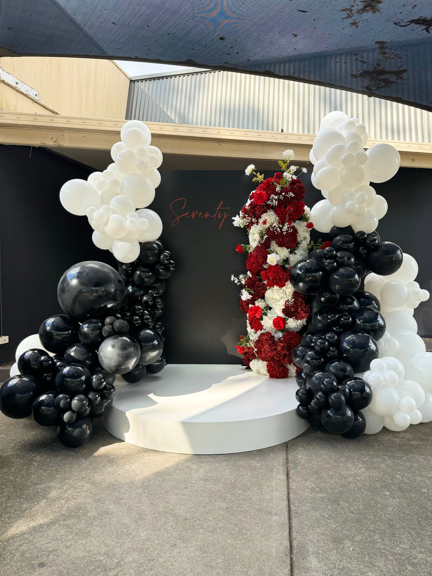 Podium, Brisbane Event Hire, Balloons Brisbane, Balloon Arch