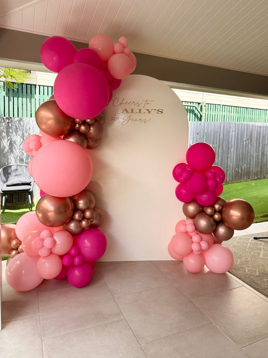 40th Birthday Balloon Arch, Balloon Arch, 40th Birthday Balloons, Balloon Arch Brisbane