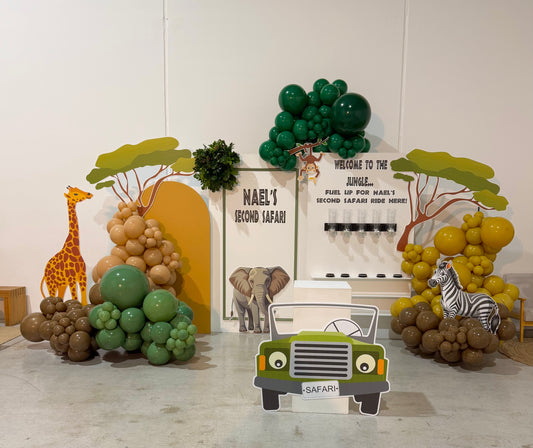 Kids' Safari Birthday Party Balloon Package