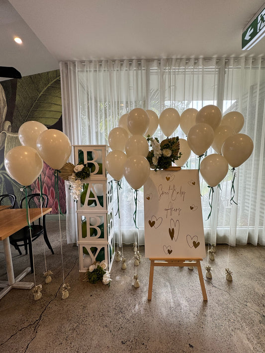 Baby Shower Easel and Helium Package
