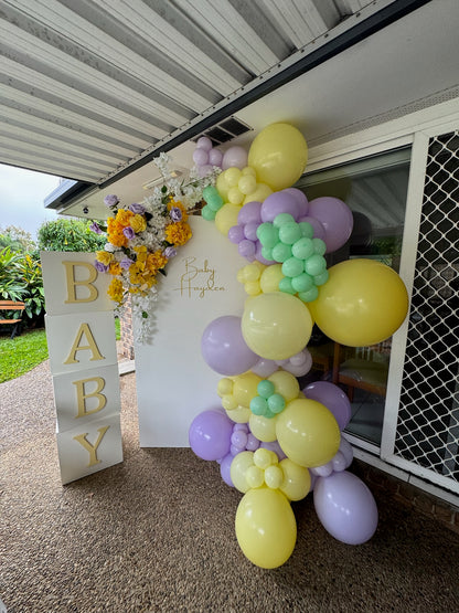 Baby Shower Single Arch Balloon Package