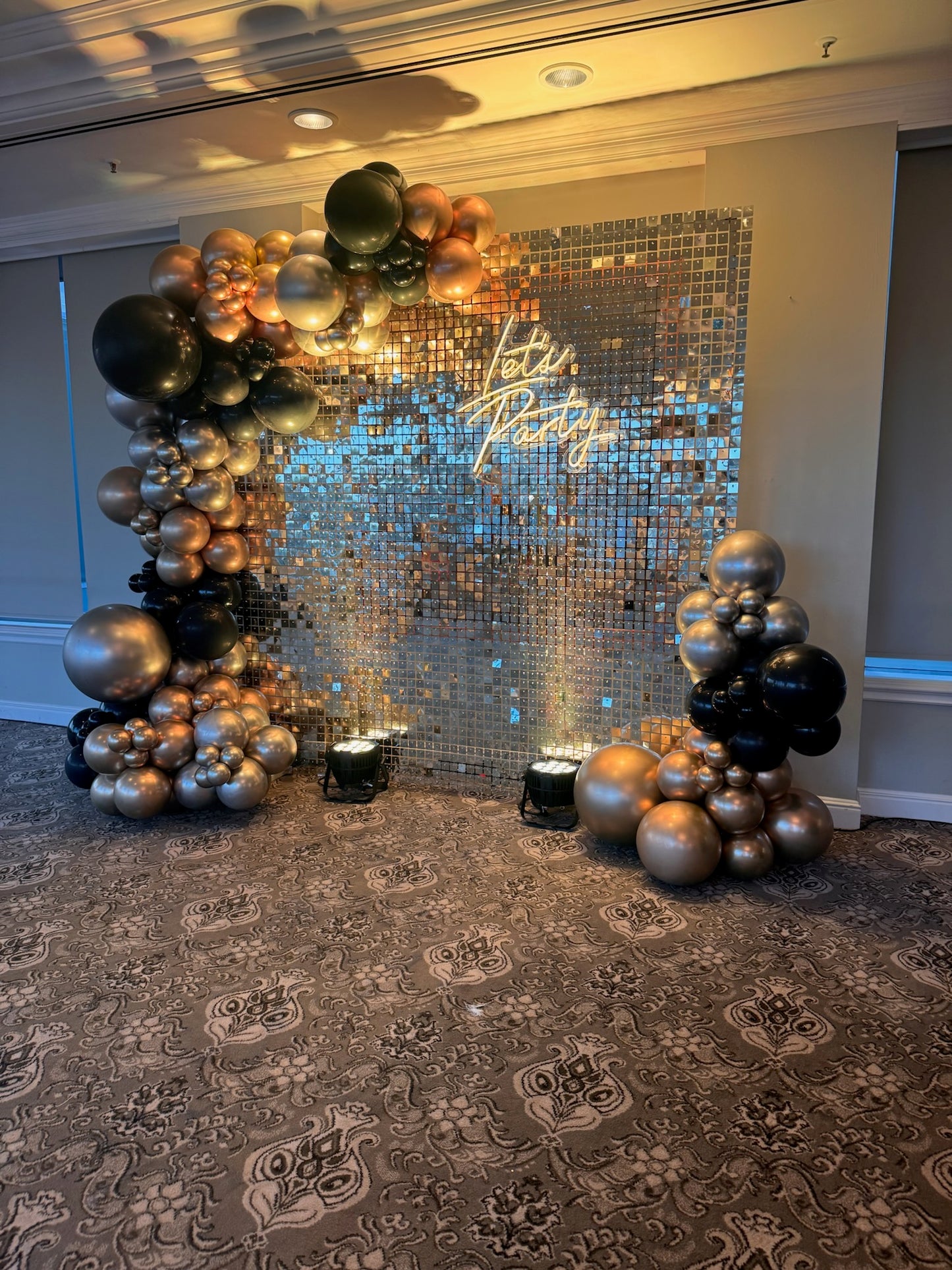 Chrome Shimmer Wall Package