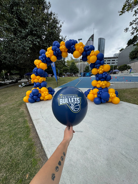 Organic Balloon Arch for Sporting Events